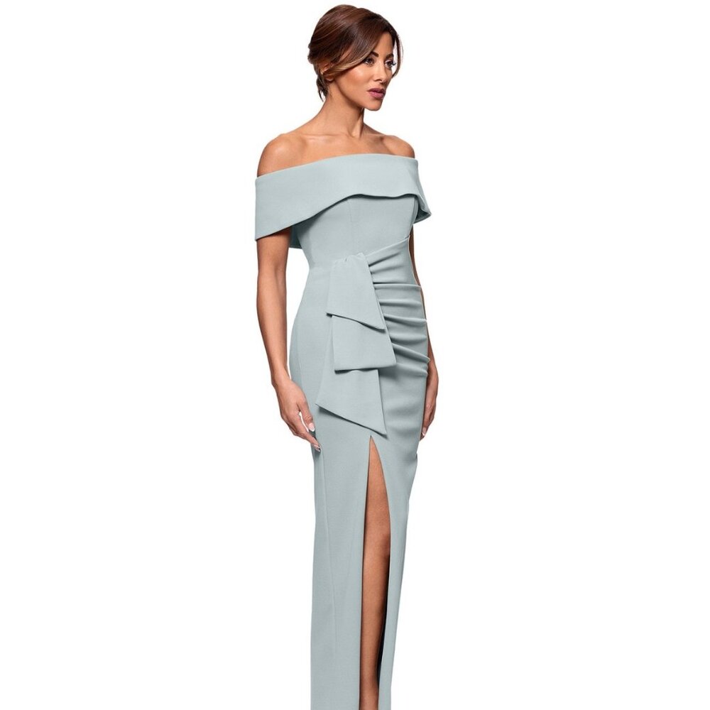 Xscape Off the Shoulder Gown
